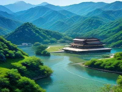 户外骑行山地运动场景